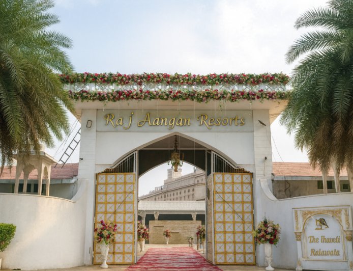 Raj Aangan Resort, Mansarovar, Rs 1200–2500, 4.3/5.0, Jaipur