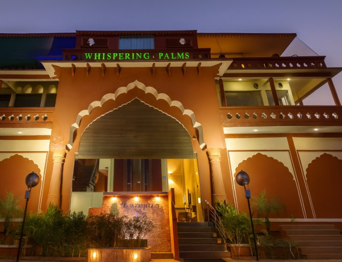Whispering Palms Hotel, Vidyadhar Nagar, Rs 2500, 3.8/5.0, Jaipur